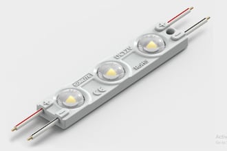 design high power led pcb with aluminum mcpcb and thermal vias for commercial