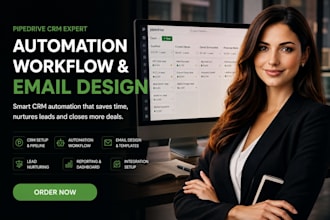 do pipedrive CRM automation workflow for recruitment agency