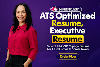 write ats optimized resume, resume, cover letter design that will land you a job