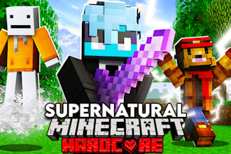 create professional minecraft thumbnails
