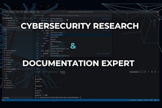 help with cybersecurity projects, reports, and case studies