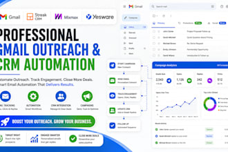 setup streak CRM mixmax yes ware gmail outreach automation