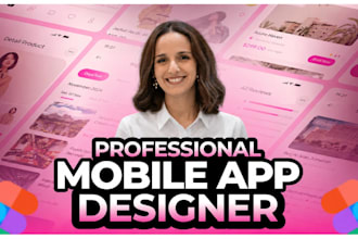 do mobile app design, figma UX UI design, prototyping