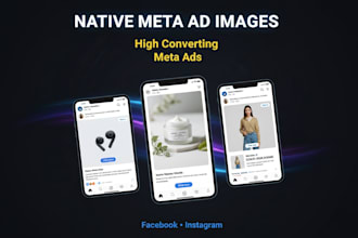 create high converting native meta ad creatives