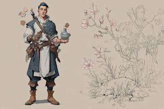 dnd character art and dnd character art