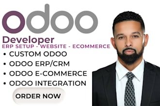 setup odoo erp build odoo website, ecommerce and custom development for odoo erp