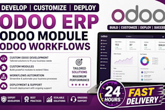 develop customize deploy odoo erp odoo module odoo workflows