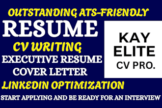 write resume writing and cover letter CV writing linkedin executive resume