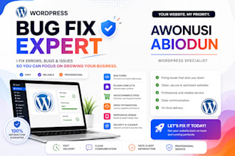 fix wordpress bugs, errors, and plugin conflicts
