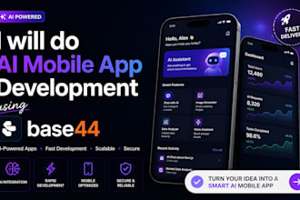 do ai mobile app development using base44