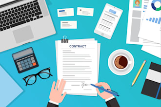 draft business support contracts and refine legal clarity and compliance