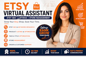 be your etsy virtual assistant for SEO, listings, and store management