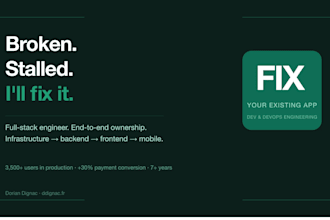 rescue and fix your broken or stalled web application