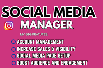 be your social media manager