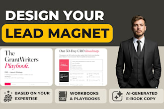 turn your expertise into a branded playbook, workbook or lead magnet