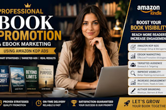 do ebook marketing, amazon KDP SEO, and book promotion