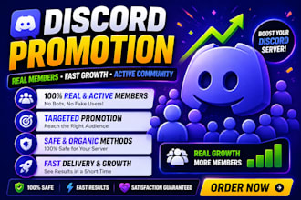 discord advertising discord server promotion, organic server growth to real user
