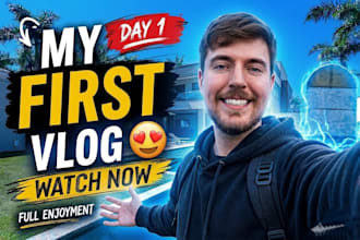 design viral mrbeast style vlog thumbnails for youtube