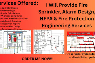 do fire sprinkler, alarm design, nfpa and fire protection engineering service