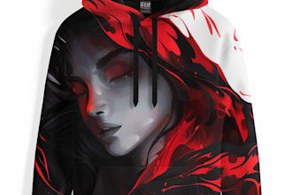 design a hoodie in a modern and trendy style