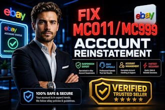 do amazon to ebay dropshipping or ebay account reinstatement mc011 mc999