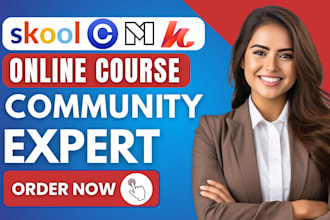 setup skool online community setup skool online course setup skool credit repair