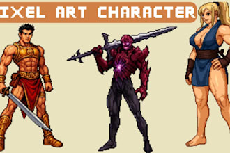pixel art pixel character pixel animation pixel sprite sheet pixel tileset 8bit