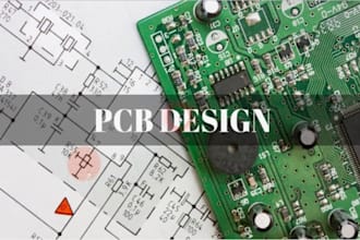 make pcb design pcb layout and electrical circuit schematic