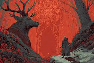 design a fantasy, dark fantasy character concept