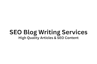seo blog writing and article content creation service