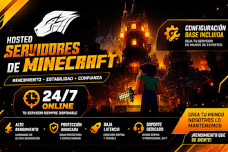 your minecraft server, a 24 7 server