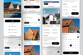 develop rental app, apartment app, real estate app, estate app, property app