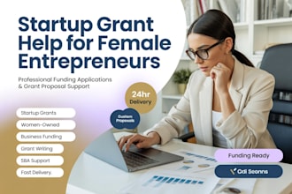 help female entrepreneurs apply for startup business grants