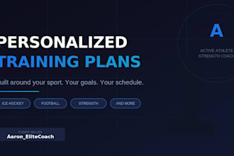 create a personalized sport specific training plan for your goals and sport