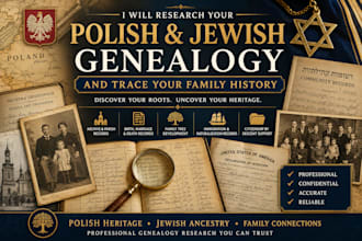 research your polish and jewish genealogy and trace your family history