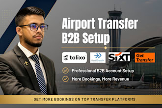 setup talixo, iway, wt and airport transfer b2b operations