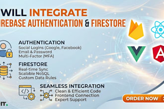 integrate firebase authentication  in your web app