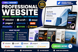 design volusion ucraft dukaan pagexl website webnode duda mozello store revamp