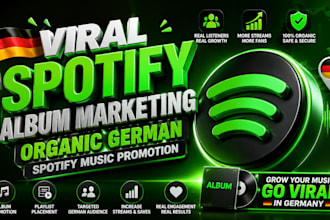 do viral spotify album marketing organic german spotify music promotion