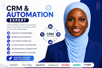 hubspot pipedrive activecampaign zoho CRM email marketing ai automation setup