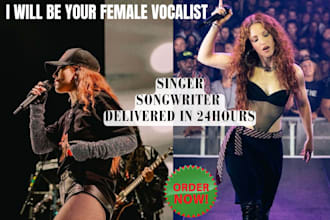 be your female vocalist composer singer songwriter for any genre