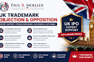 help you respond to UK trademark objection handle opposition with ukipo support