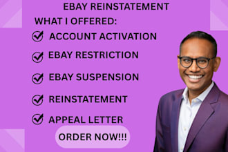write ebay suspension appeal letter for account reinstatement