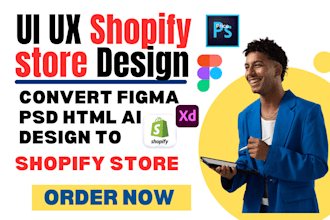 convert figma html psd to shopify ui ux website design shopify ai liquid coding