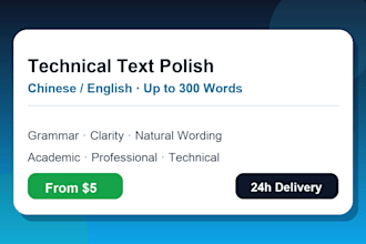 polish your multilingual technical text with codex support