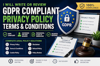write website legal policies for shopify wordpress wix and ecommerce