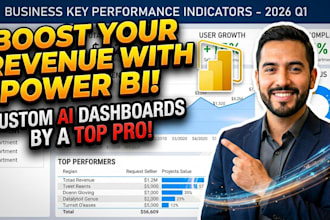 create an interactive power bi dashboard for business insights
