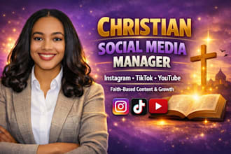 be your christian social media manager, ministry and church growth management