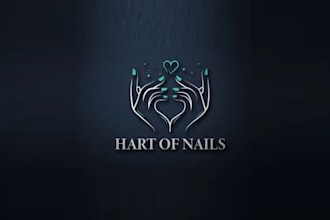 design conservative nail technician logo