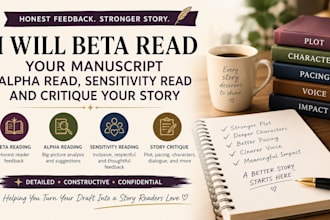 beta read your manuscript alpha read sensitivity reader and critique story
